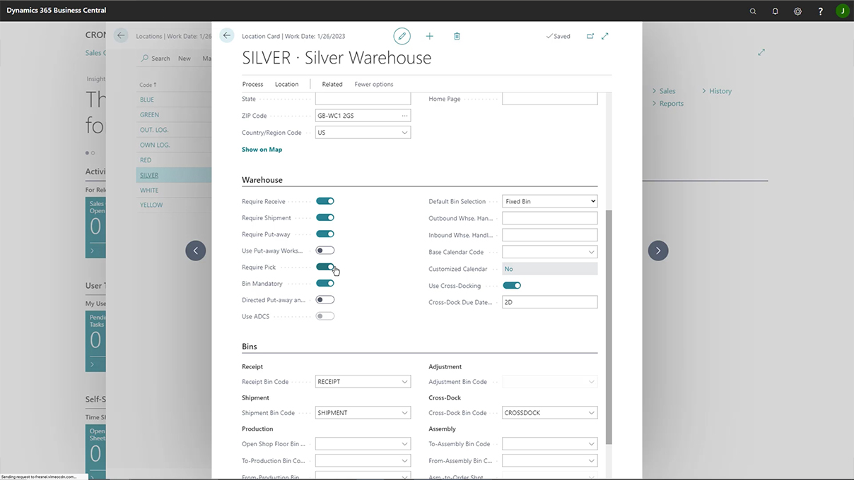 Screenshot_How to Process Cross Docking Opportunities in Business Central Part 1