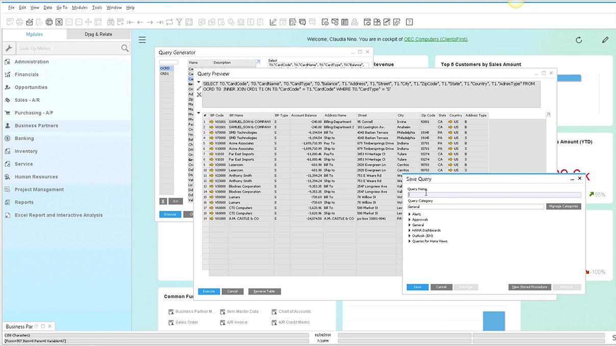 Screenshot_Learn How to Write Queries in SAP Business One HANA